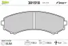 Передні тормозні (гальмівні) колодки Valeo phc 301518 (фото 1)