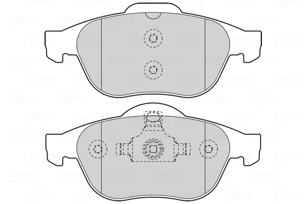 Передні тормозні (гальмівні) колодки Valeo phc 301566 (фото 1)