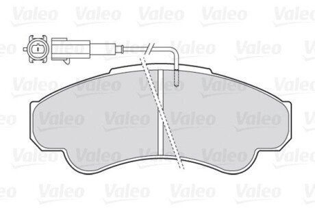 Передні тормозні (гальмівні) колодки valeo phc 301569