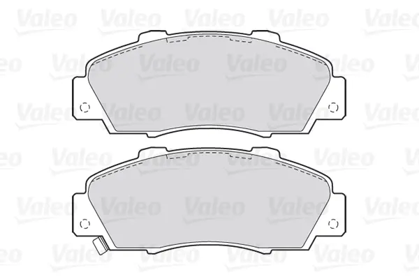 Передні тормозні (гальмівні) колодки Valeo phc 301627 (фото 1)