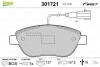 Передние тормозные колодки valeo phc ""301721"