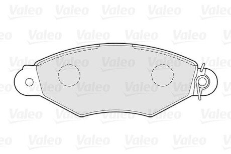 Передние тормозные колодки valeo phc 301726