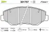 Передні тормозні (гальмівні) колодки Valeo phc 301757 (фото 1)