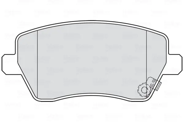 Передні тормозні (гальмівні) колодки Valeo phc 301847 (фото 1)