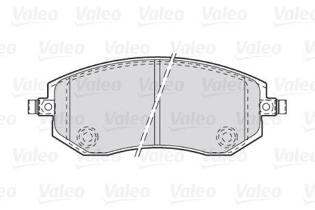 Передние тормозные колодки valeo phc ""301853"