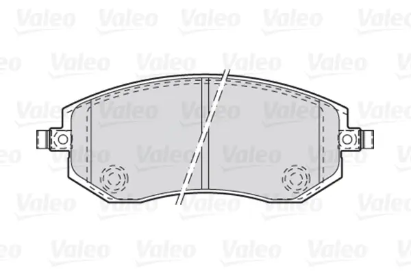 Передние тормозные колодки valeo phc ""301853"