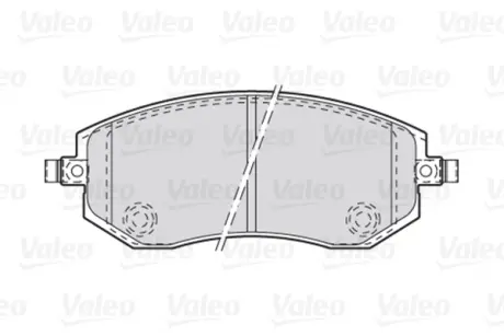 Передние тормозные колодки valeo phc ""301853"