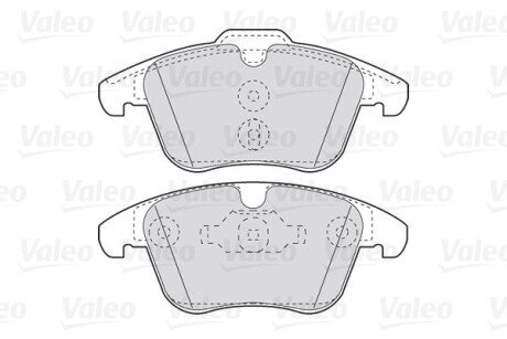 Передние тормозные колодки valeo phc 301879