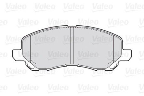 Передні тормозні (гальмівні) колодки valeo phc 301886