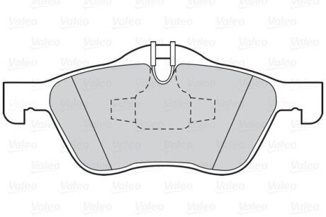 Передні тормозні (гальмівні) колодки valeo phc 302019