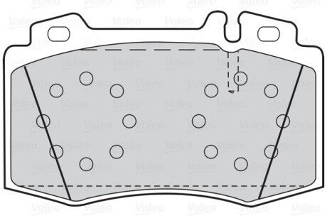 Передні тормозні (гальмівні) колодки valeo phc 302044