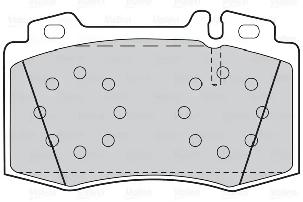 Передні тормозні (гальмівні) колодки Valeo phc 302044 (фото 1)
