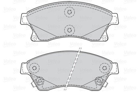 Передні тормозні (гальмівні) колодки valeo phc 302130