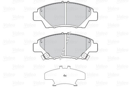 Передние тормозные колодки valeo phc 302158