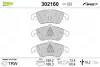 Передние тормозные колодки valeo phc 302160