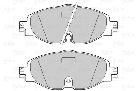 Передние тормозные колодки valeo phc ""302271"