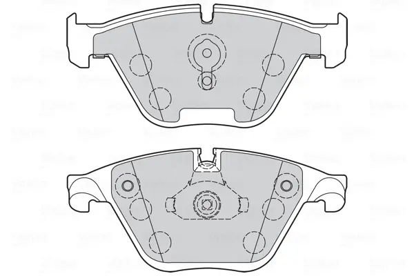 Передние тормозные колодки valeo phc 302273