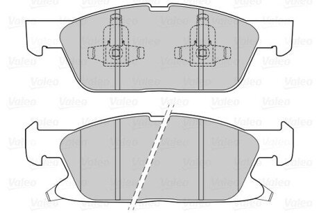 Передні тормозні (гальмівні) колодки valeo phc 302311