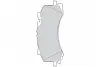 Передні тормозні (гальмівні) колодки Valeo phc 302316 (фото 2)