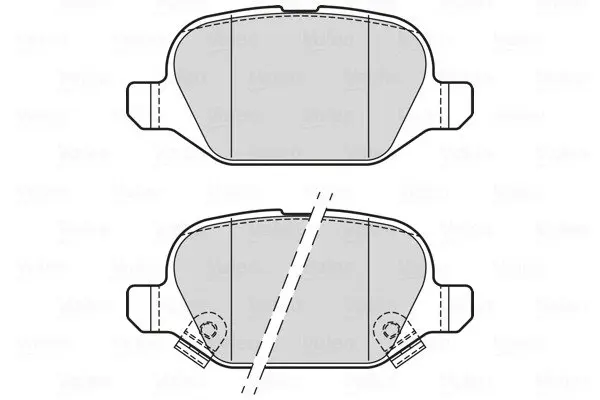 Передні тормозні (гальмівні) колодки Valeo phc 302338 (фото 1)