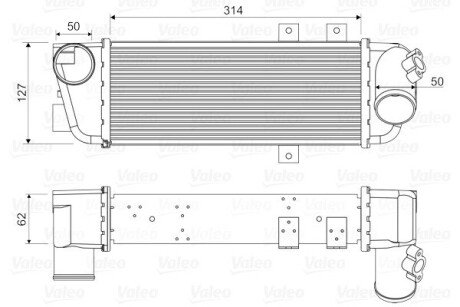 Радіатор інтеркулера valeo phc 818333 на Hyundai I30