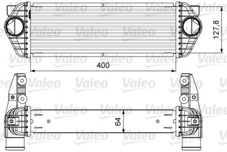 Радиатор интеркулера valeo phc 818607 на Форд Transit