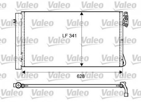 Радиатор кондиціонера valeo phc 814012