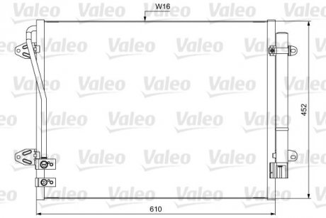 Радіатор кондиціонера valeo phc 814039