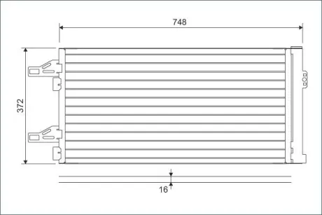 Радиатор кондиционера valeo phc 814085