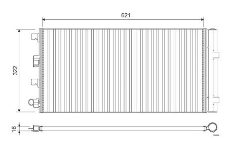 Радиатор кондиционера valeo phc 814178
