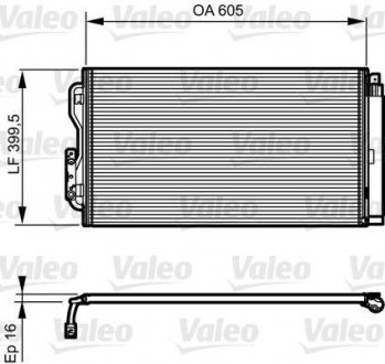 Радиатор кондиционера valeo phc 814191
