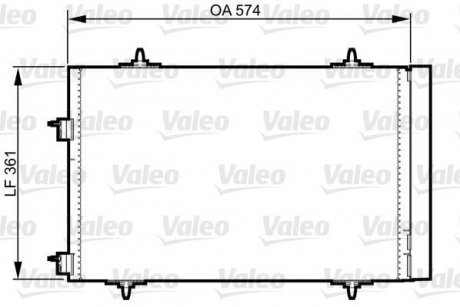 Радиатор кондиционера valeo phc 814365