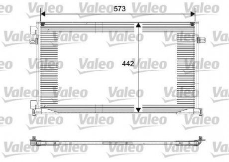 Радиатор кондиционера valeo phc 817644