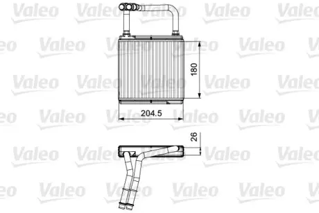 Радиатор отопителя салона Valeo phc 811526