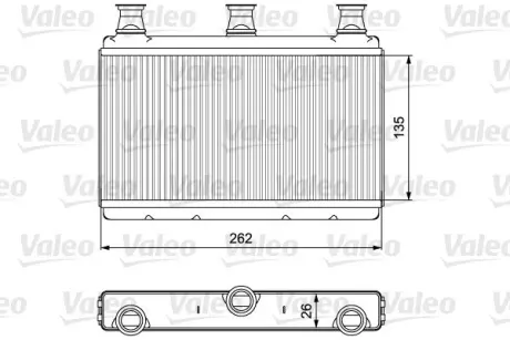 Радиатор отопителя салона Valeo phc 811537