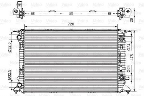 Корпус масляного фильтра valeo phc 735472