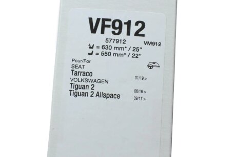 Щітка склоочисника (двірник) valeo phc 577912