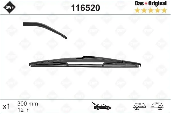Щетка стеклоочистителя SWF Blades valeo phc 116520