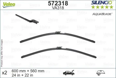 Щітка склоочисника valeo phc 572318
