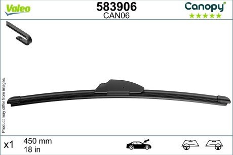 Щітка склоочисника valeo phc 583906 на Chevrolet Такума