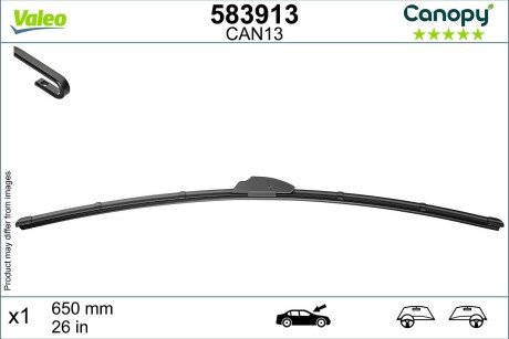 Щітки склоочисника valeo phc 583913 на Hyundai I40