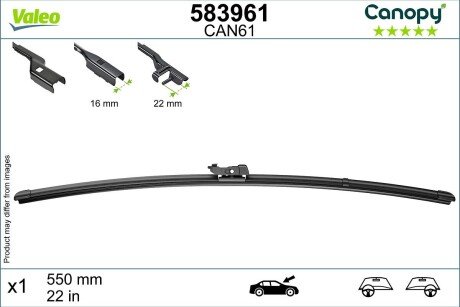 Щітки склоочисника valeo phc 583961 на Сеат Tarraco