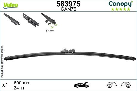 Щітки склоочисника valeo phc 583975 на Бмв X1