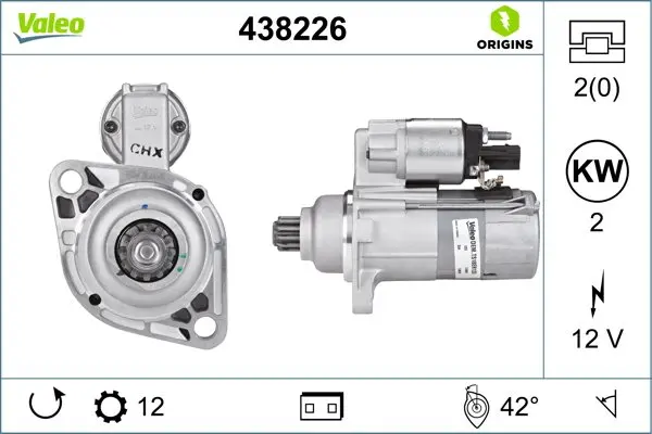 Стартер valeo phc 438226