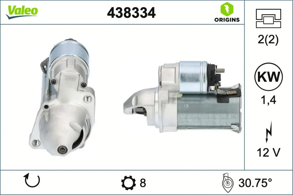 Стартер Valeo phc 438334 (фото 1)