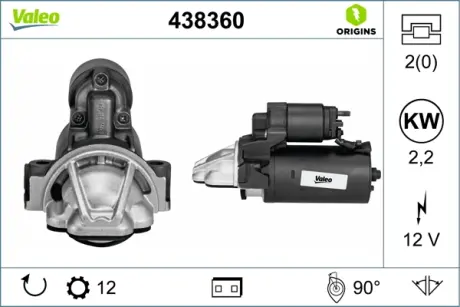 Стартер Valeo phc 438360