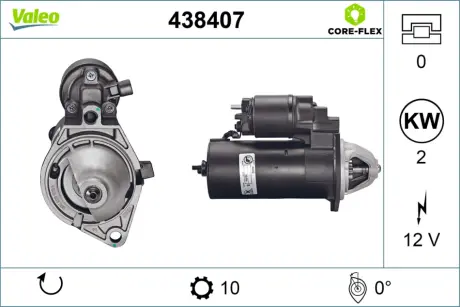 Стартер valeo phc 438407