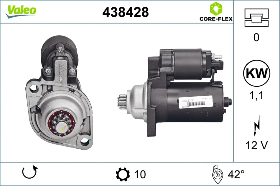Стартер Valeo phc 438428 (фото 1)