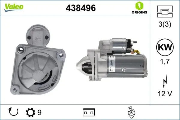Стартер Valeo phc 438496 (фото 1)