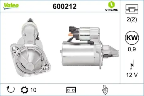 Стартер valeo phc 600212